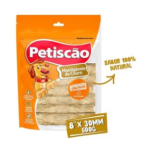 Petisco Osso Petiscão Cãolágeno Stick 30mm 500g para Cães