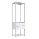 Ver imagem 2 de Módulo para Closet com Gavetas e Cabideiro 183x45x60cm Branco