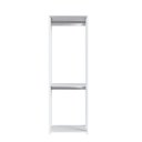 Ver imagem 3 de Módulo para Closet com Cabideiro e Prateleira 183x45x57cm Branco