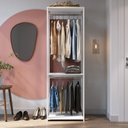 Ver imagem 1 de Módulo para Closet com Cabideiro e Prateleira 183x45x57cm Branco