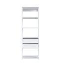 Ver imagem 3 de Módulo para Closet com Prateleiras e Gavetas 183x45x60cm Montana Branco