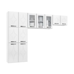 Cozinha de Aço Compacta 3 Peças Amanda Multimóveis CR6066 Branco - 2