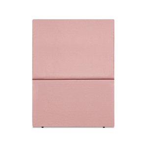 Cabeceira Estofada Solteiro Luna 90cm Suede Rosa