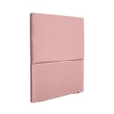 Ver imagem 4 de Cabeceira Estofada Solteiro Luna 90cm Suede Rosa