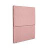 Cabeceira Estofada Solteiro Luna 90cm Suede Rosa - 4