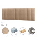Ver imagem 4 de Cabeceira Estofada com Led King Luxo Modulada 200 Boucle Bege