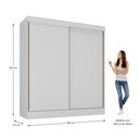 Ver imagem 5 de Guarda Roupa Casal 2 Portas 6 Gavetas Agave Yescasa