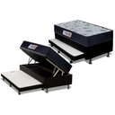 Ver imagem 1 de Cama Box Baú c/Auxiliar Solteiro: Colchão Ortopédico Orthoflex Foggia Sogni Unic Face + Base CRC