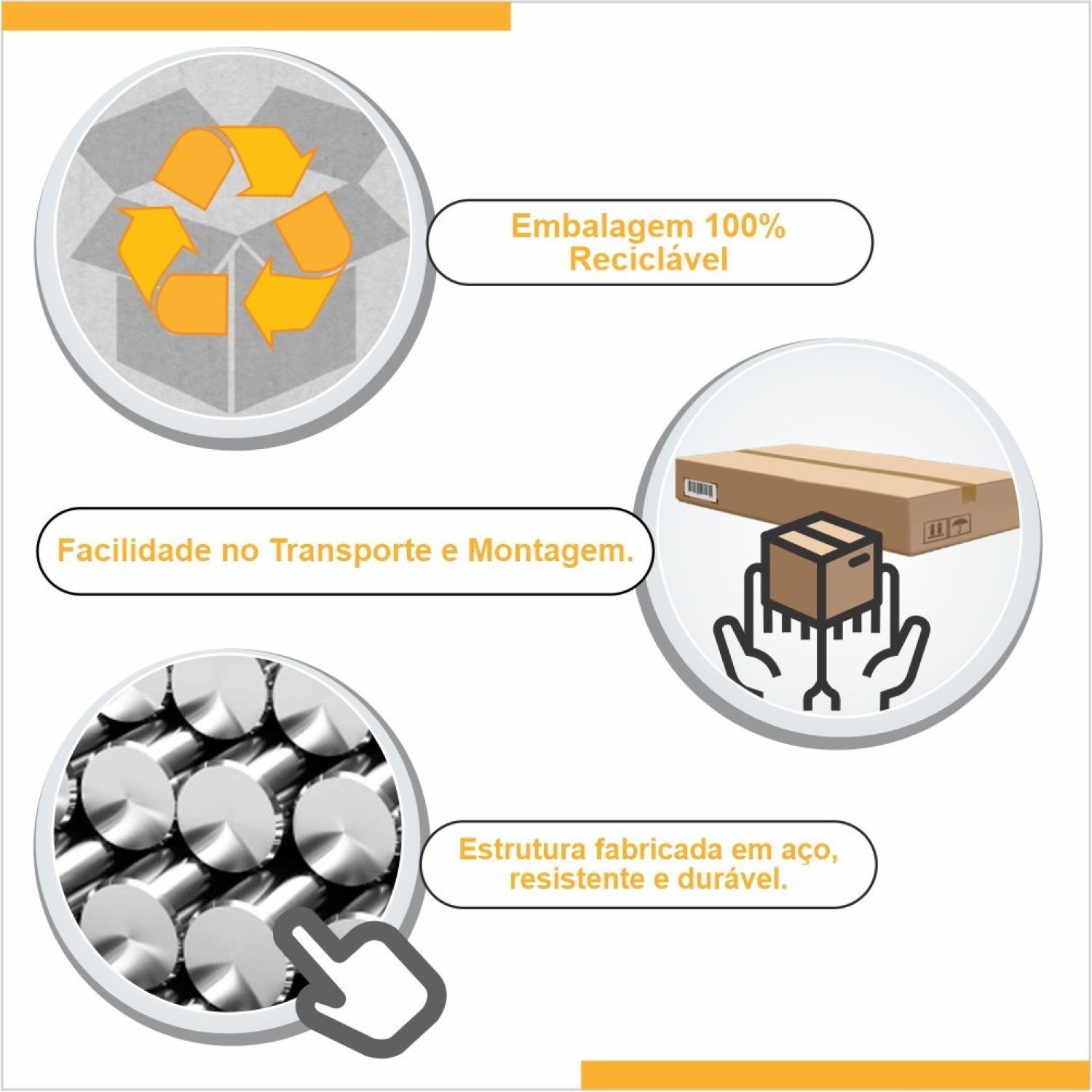 Conjunto Mesa Redonda com 4 Cadeiras Jacarta - 7