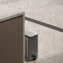 Ver imagem 2 de Lixeira com Pedal Quadrada 18 Litros Inox 1005.qua.18.inx Deca