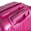 Ver imagem 2 de Mala de Bordo Pequena em Abs Swiss Go Suiça Cadeado Integrado Rodas Giro 360º Rosa P