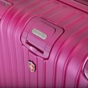 Ver imagem 5 de Mala de Bordo Pequena em Abs Swiss Go Suiça Cadeado Integrado Rodas Giro 360º Rosa P