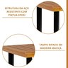 Conjunto Mesa com 2 Cadeiras Moscou Courino - 7