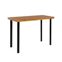Ver imagem 5 de Conjunto Mesa com 2 Cadeiras Moscou Preto/Courino Marron/Fosco