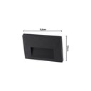 Ver imagem 2 de Balizador Nordecor Maja Sobrepor Led Bivolt Preto 3000k Luz Amarela 2709