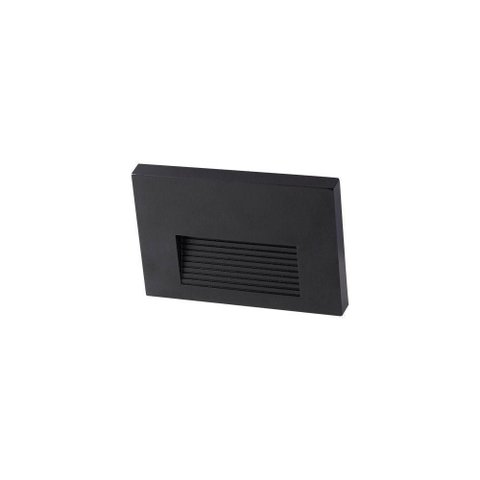 Balizador Nordecor Maja Sobrepor Led Bivolt Preto 3000k Luz Amarela 2709
