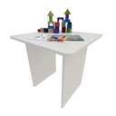 Ver imagem 6 de Conjunto Infantil com 1 Mesa e 2 Banquetas Yescasa Branco