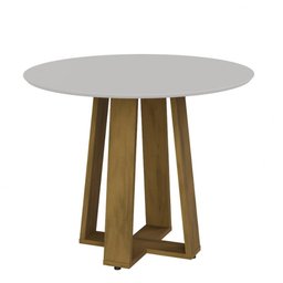 Mesa de Jantar Granada Redonda com 4 Cadeiras Dobuê Movelaria - 2