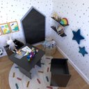 Ver mais imagens de Conjunto Infantil com 1 Mesa e 2 Banquetas