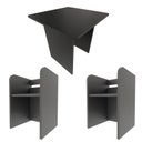 Ver imagem 3 de Conjunto Infantil com 1 Mesa e 2 Banquetas