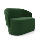 Ver imagem 2 de Sofá 2 Lugares Namoradeira Orgânica para Sala Malu Suede M11 - D'Rossi Cor Verde
