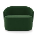 Ver imagem 1 de Sofá 2 Lugares Namoradeira Orgânica para Sala Malu Suede M11 - D'Rossi Cor Verde
