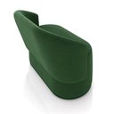 Ver imagem 3 de Sofá 2 Lugares Namoradeira Orgânica para Sala Malu Suede M11 - D'Rossi Cor Verde