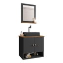 Ver imagem 1 de Gabinete Banheiro Deli Torino Prt Torneira Valv Click Black