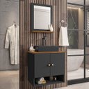 Ver imagem 2 de Gabinete Banheiro Deli Torino Prt Torneira Valv Click Black