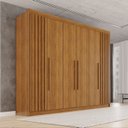 Ver imagem 1 de Guarda-Roupa Casal 100% MDF 6 Portas 6 Gavetas Granada Premium Marrom/Cinamomo