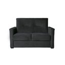 Ver imagem 1 de Sofá 2 Lugares Pequeno Alice e Porta Controle Herreiro Cores Cor:preto
