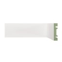 Ver imagem 1 de Kit Rodapé de MDF 10 Barras Lisas de 7CMX2,40m Rende 24 Metros Branco/Liso Moldufama