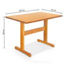 Ver imagem 2 de Mesa em Madeira Pé H 120x70cm Floripa