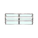 Ver imagem 2 de Vitro Basculante 2 Seções de Alumínio Brilhante 60x200