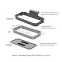 Ver imagem 4 de Ref: 7210 Lixeira Embutir para Armário:branco