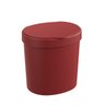 Lixeira com Tampa Coza Basic 2,5 Litros Vermelho Bold - 1