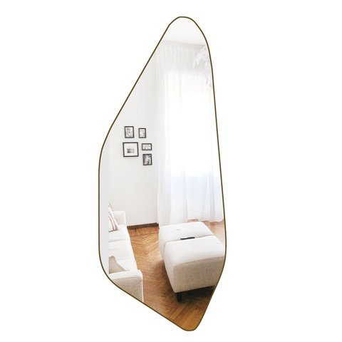 Espelho Retrô Corpo Inteiro Orgânico 170x70 Rocco Rei dos Vidros