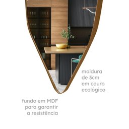 Espelho Retrô Corpo Inteiro Orgânico 170x70 Rocco Rei dos Vidros - 2