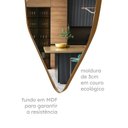 Ver imagem 2 de Espelho Retrô Corpo Inteiro Orgânico 170x70 Rocco Rei dos Vidros