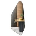 Ver imagem 1 de Espelho Retrô Corpo Inteiro Orgânico 170x70 Rei dos Vidros