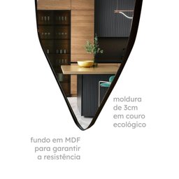 Espelho Retrô Corpo Inteiro Orgânico 170x70 Rei dos Vidros - 2