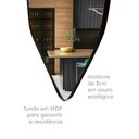 Ver imagem 2 de Espelho Retrô Corpo Inteiro Orgânico 170x70 Rei dos Vidros