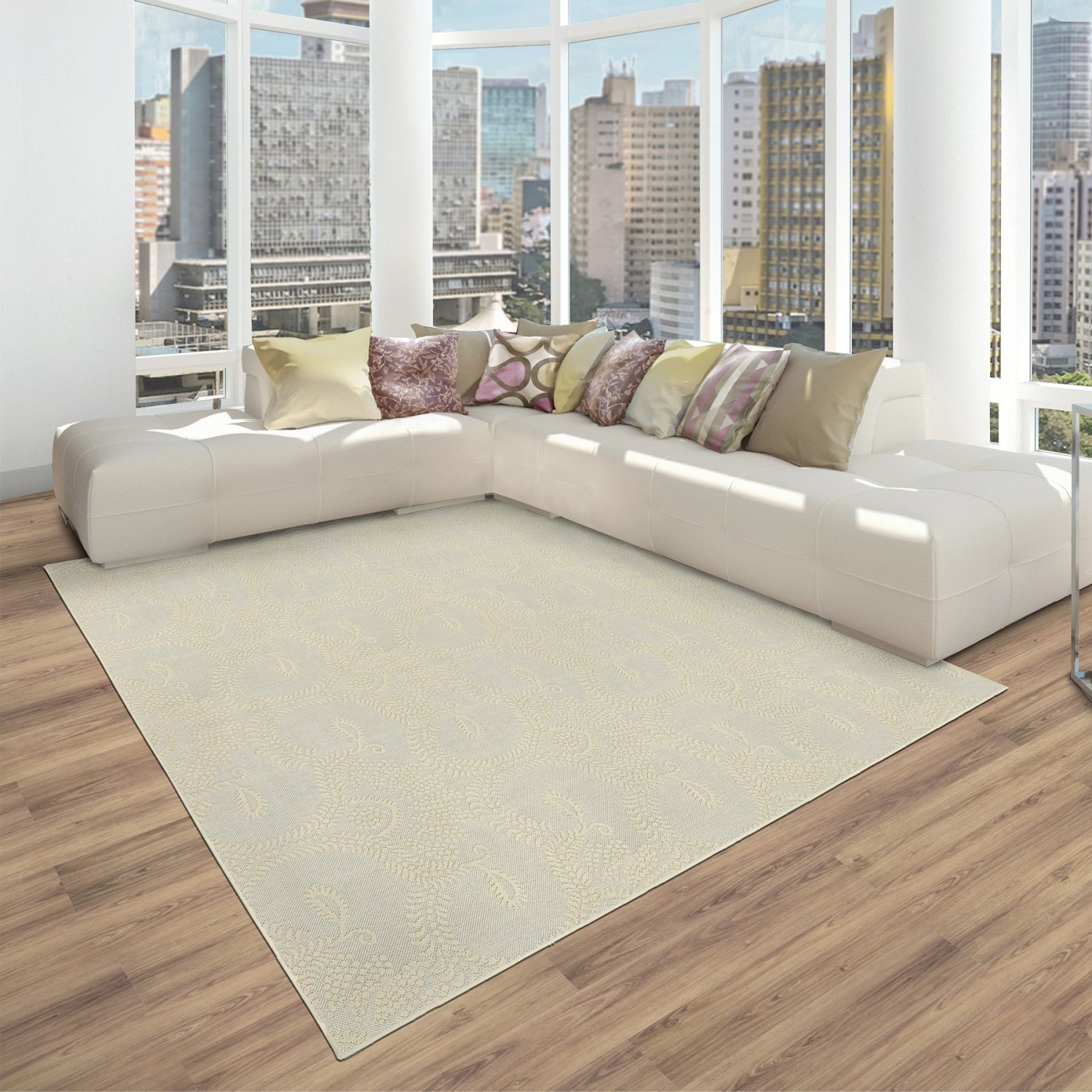 Tapete 250x350cm Cotton Tapetes São Carlos - 1