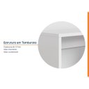 Ver imagem 4 de Escrivaninha Mesa Escritório em Tamburato Acabamento em BP 150cm Ficus CabeCasa MadeiraOriginals