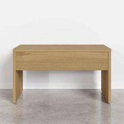 Mesa de Escritório em Tamburato Acabamento em BP 135cm Ficus CabeCasa MadeiraMadeira - 10