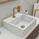 Ver imagem 1 de Cuba para Banheiro com Apoio para Torneira Onix Newstone Venturi