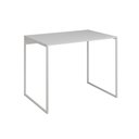 Ver imagem 1 de Mesa para Escritório Industrial Base Ferro Branco Tampo Mdp Branco 90x50