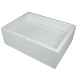 Cuba Para Banheiro sem Apoio Para Torneira Fundo Oculto Quartzo Newstone Venturi - 4