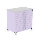 Ver imagem 2 de Mapoteca 10 Gavetas Map10 120,4cm X 122,3cm Aço