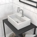 Ver imagem 1 de Cuba para Banheiro com Apoio para Torneira Safira Newstone Venturi